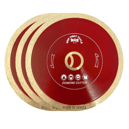 Grip Tight Tools 7 in. Professional Continuous Rim Tile Cutting Diamond Blade, 3PK B1509-3